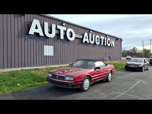 BUY CADILLAC ALLANTE' 1993 2DR COUPE CONVERTIBLE, Columbia Central Missouri Auto Auction